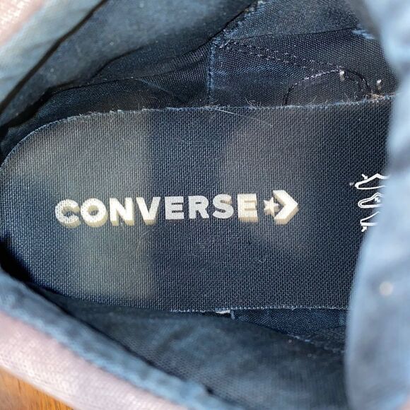 Converse ALL STAR HI TOP CANVAS LTD SNEAKERS MEN’S SMOKED NAVY Size 10 - Picture 7 of 11